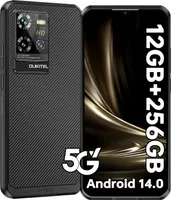 OUKITEL WP50 5G outdoorový mobilní telefon 12GB+256GB Android 14 smartphone bez smlouvy, 6500mAh, 6,6" displej, 48MP, IP68 mobilní telefon/Dual SIM 5G/NFC/BT5.2/GPS/OTG