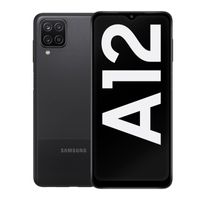 Samsung Galaxy A12 schwarz Smartphone (6,5 Zoll, 64 GB, 48 MP + 5 MP + 2 MP + 2 MP, Quad-Kamera, 5.000-mAh, Octa-Core)