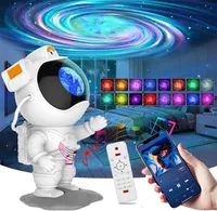 Astronaut Sternenhimmel Projektor mit Bluetooth-Lautsprecher, LED Galaxy Nebula Nachtlicht, Sternenprojektor mit 32 Lichteffekten Fernbedienung Timer