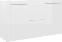 vidaXL Kredens biały wysoki połysk 120×36×69 cm płyta wiórowa