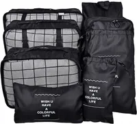 sprecenk Koffer Organizer Set 8 Stück, Große Kapazität Packwürfel Travel  Organizer Packing Cubes, Leicht Kofferorganizer Reisetasche Packtaschen  Rucksack für Kleidung Unterwäsche Schuhe, Navy Blau : : Fashion