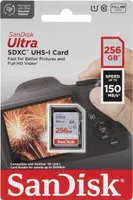 SANDISK ULTRA SDXC 256GB 150MB/s UHS-I