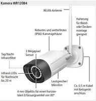 INDEXA WR120 SET M7B Überwachungskameraset (26670)