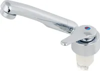 12V Armatur Wasserhahn | Chrom | Florenz | Monomix | klappbar | Mischbatterie