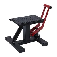 Hydraulický zvedák na motorku, výškově nastavitelný v rozmezí 25-40 cm, nosnost 400 kg, černá