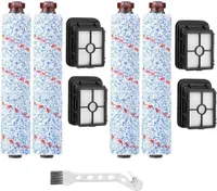 Zubehör für Bissell Crosswave 3-In-1 4 Bürstenrollen und 4 Ersatz Filter für Bissell Crosswave，Kompatibel mit Bissell Vacuum Crosswav 1785 und 2306 Serie