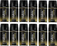 Malizia Uomo Gold Bodyspray Deodorant 12x 150ml