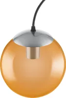 Ledvance Vintage 1906 Pendelleuchte Pendant Bubble Glas Orange Ø20cm max. 40W E27