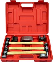vidaXL 7-tlg. Karosserie-Ausbeulset Ausbeulhammer Dellen-Reparatur-Set