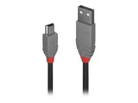 Lindy USB 2.0 Kabel Typ A/Mini-B Anthra Line M/M 2m