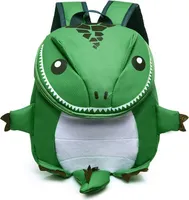 3D Dinosaurier Rucksack Kleinkind, Dinosaurier Rucksack für Jungen Mädchen Bevorzugte Kindergeschenke(Kleinkind-Größe, Grün)