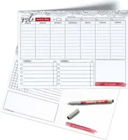 Wochenplaner abwischbar inkl. Stift DIN A4