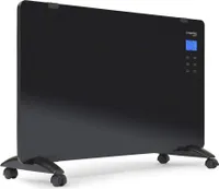 TROTEC Design-Glaskonvektor TCH 2011 E | Heizlüfter | Heizgerät | Beheizung | 2 Heizstufen | 24-Stunden-Zeitschaltuhr | 2.000 W Leistung | Ünerhitzungsschutz