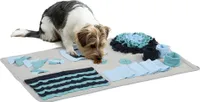PawHut Schnüffelteppich, Schnüffelmatte für Hunde, Intelligenzspielzeug, Trainingsmatte für langsames Füttern, Samt, Bunt