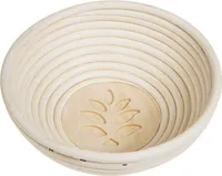 SIDCO Gärkorb Gärkörbchen Brotteig Gärkörbe Brotform Motiv Peddigrohr Holzboden Ranke 1,0 kg