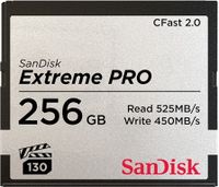 SanDisk Extreme PRO CFast 2.0 Speicherkarte – 256 GB