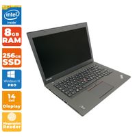 Lenovo ThinkPad T450 Notebook | Intel Core i5- 5.Gen | 8 GB RAM | 256GB SSD