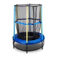 relaxdays Kindertrampolin blau 143,0 cm