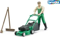 Bruder 62103 - bworld záhradník s kosačkou a záhradným náradím