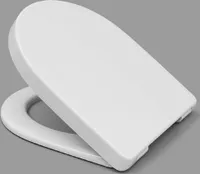 Haro WC-Sitz Samar Steckscharn. Edelstahl C0102G weiß alpin