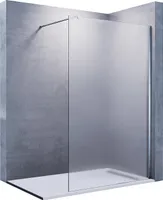 SONNI  walk in dusche 100x200cm,Vollsatiniert 8 mm NANO Glas duschkabine, mit Stabilisator duschwand