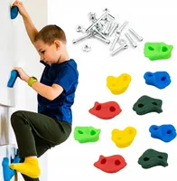 4iQ Klettergriffe Steinset 10 Stück Mit Schrauben