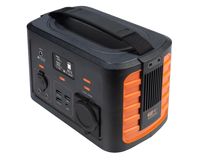 Xtorm Portable Power Station 300 für AC-Steckdose, 5x verschiedene USB-Ausgänge, 120 W 12 V Autoladegerät, Konverterkabel & Tasche, Schwarz/Orange