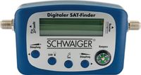 Schwaiger LCD SAT Finder SF80 Kompass akustische Pegelanzeige SAT-Finder Blau