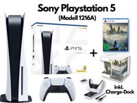 Sony Playstation 5 PS5 Konsole mit Laufwerk | Fan Bundle | inkl. 1x Controller, Spiel: Hogwarts Legacy, exklusive Abystyle Hogwarts Legacy Tasse, Inkl. Controller Charge Dock | Harry Potter