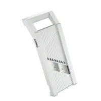 GSD Universal-Gemüsehobel 2-in-1, Farbe Weiß, Edelstahlklingen