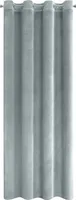 Samanta Silver Velour Curtain 140X250
