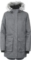 Trespass dámská outdoorová bunda Thundery s kapucí, nepromokavá TP3548 (2XL) (černá/stříbrná/šedá)