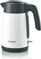 Bosch TWK7L461 Wasserkocher 1,7 l 2400 W Weiß  BOSCH Produktfarbe: Weiß, Stromversorgung: AC, Leistung: 2400 W, Water tank capacity: 1,7 l, Automatische Abschaltung: Ja, Drahtlos: Ja