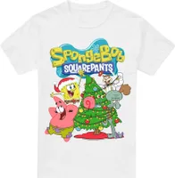 SpongeBob SquarePants - T-Shirt für Herren TV6362 (M) (Weiß)