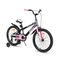 JOYSTAR Berry 20 Zoll Kinderfahrrad für 2-13 jährige Jungen & Mädchen, Jungenfahrrad mit Stabilisatoren, Rosa