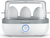 Eierkocher 6 Eier SEVERIN EK 3164 Ein-Aus Taster mit LED-Anzeige EK 3164 aus Kunststoff, weiß Eierkocher Eierkocher 6 Eier