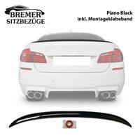 BREMER SITZBEZÜGE Heckspoiler Lippe in Schwarz für BMW 5er F10 (2010-2016)