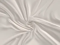 Kvalitex Prześcieradło satynowe z gumką 220x200cm białe