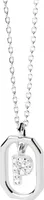 PDPAOLA Halskette MINI LETTERS Sterling silver silber