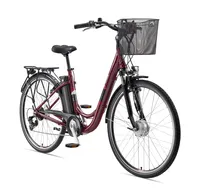 Telefunken City E-Bike für Damen und Herren | Elektrofahrrad 28 Zoll | 7-Gang Kettenschaltung | Frontmotor 250 W | 374,4 Wh Akku | EBike Pedelec