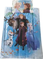 Frozen detská posteľná bielizeň Detská posteľná bielizeň Anna a Elsa 100 x 135 cm posteľná bielizeň + 40 x 60 obliečka na vankúš 100% bavlna