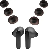 kwmobile 6x Ersatzpolster kompatibel mit JBL Live Pro 2 TWS - Silikon Ersatz Ohrpolster In-Ear Kopfhörer - Headphones Polster