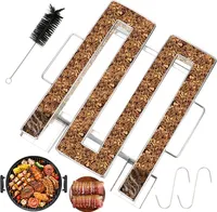 TolleTour Edelstahl Kaltraucherzeuger Raucherzeuger Sparbrand Raeuchern Raeucherspirale BBQ