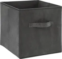 Box / Krabice do regálu 31x31cm Sametově šedá