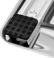 MONZANA® maszynka do makaronu stal nierdzewna ręczna różne poziomy ciasta wałki uchwyt na stół korba do spaghetti lasagne tagliatelle akcesoria kuchenne srebrny