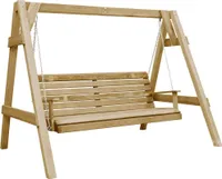 vidaXL Ławka huśtawka ogrodowa impregnowane drewno sosnowe 205×150×157 cm