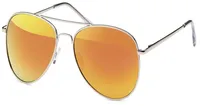 Pilotenbrille Pornobrille Sonnenbrille Fliegerbrille Herren Damen 2004 Gelb