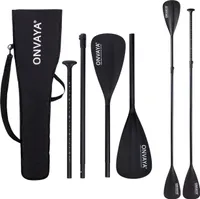 ONVAYA® SUP / Kajak Paddel | 2-in-1: Stechpaddel & Doppelpaddel | Für Stand-Up-Paddling, Kajak, Schlauchboot etc. | 3-teilig | Größe flexibel anpassbar