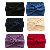 Haarband Damen Boho Stirnbänder,Breite Stirnband,Elastische,für Frau