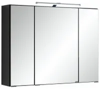 Held Möbel Spiegelschrank Baabe 80 cm graphit | Spiegelschränke